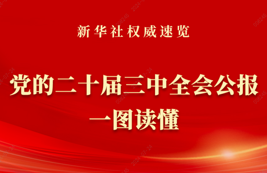 党的二十届三中全会公报一图读懂
